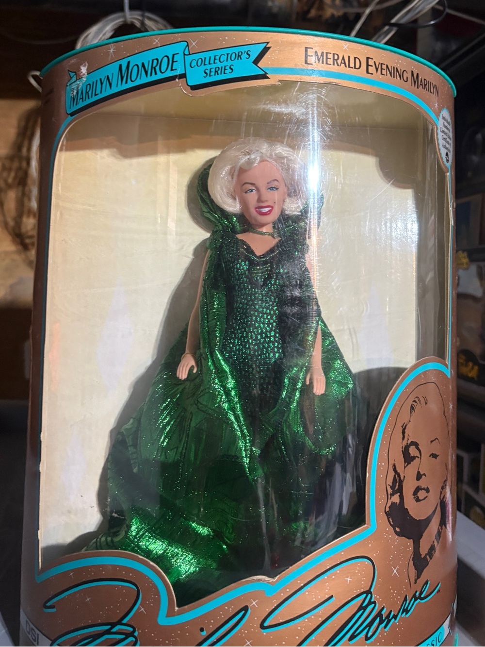 Marilyn Monroe Emerald Evening Doll - Green and Gold